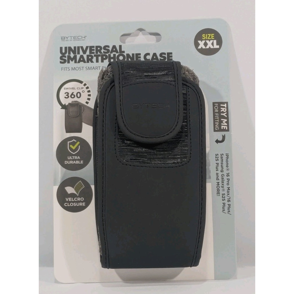 Bytech XXL 360° swivel universal smartphone case belt clip protection secure New